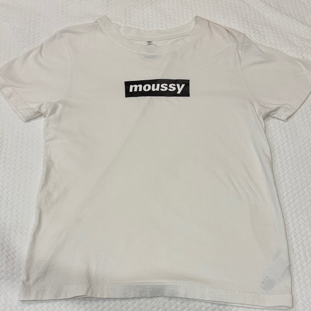 Moussy Logo Tee   Vintage.